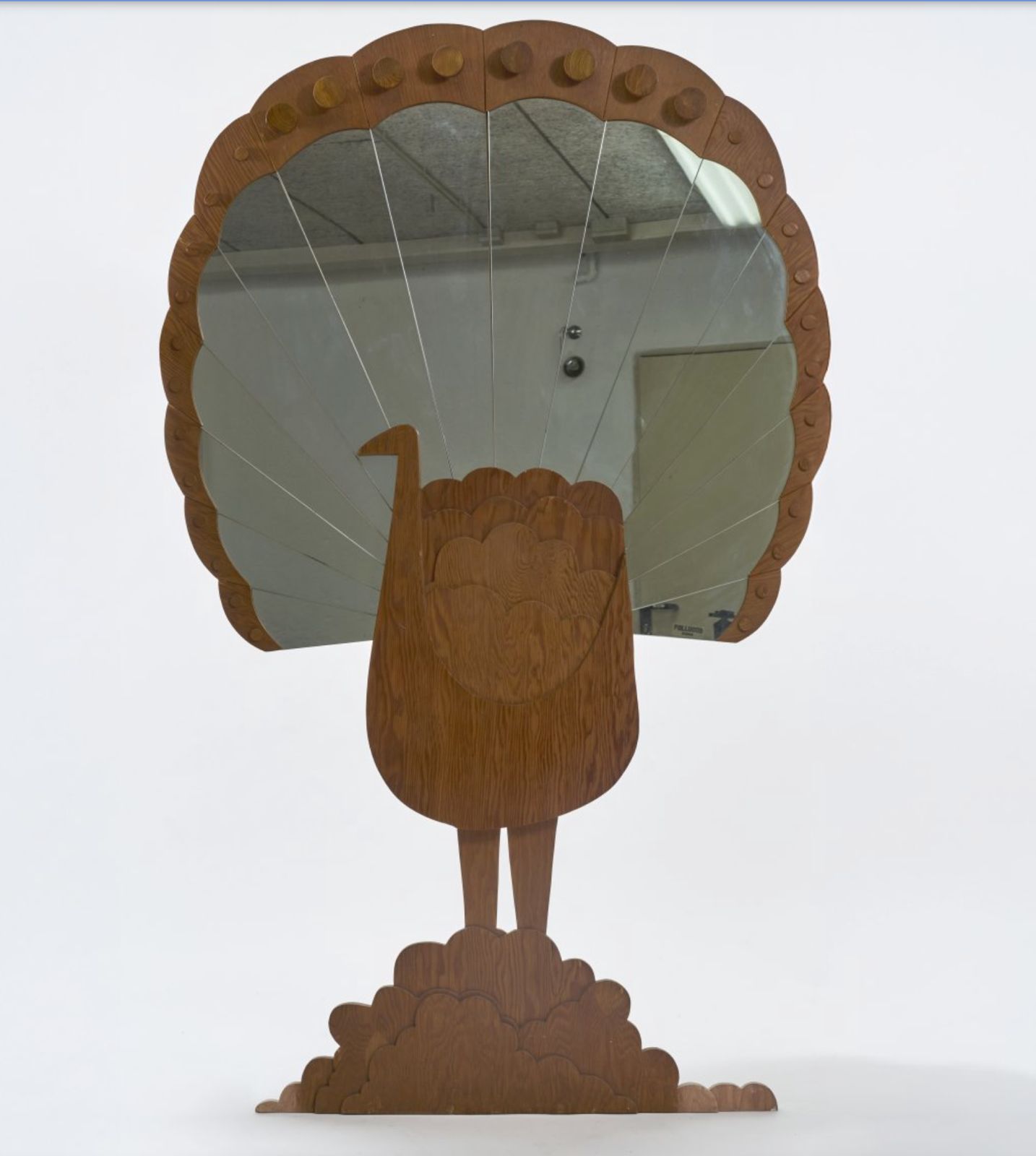 Large Peacock Mirror